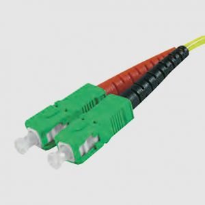 Fibre optique duplex monomode OS2 9/125  jaune