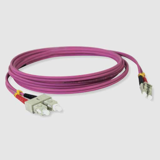 Fibre optique duplex HD multi OM4 50/125 erika -