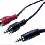Cordon audio stéréo éco Jack 3.5 mm / RCA